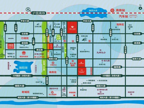 华硕公园里楼盘区位规划