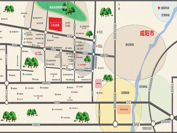 中昌·如意城楼盘区位规划