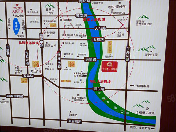 龙地·锦园楼盘区位规划