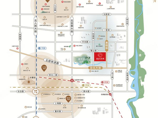 春和景明楼盘区位规划