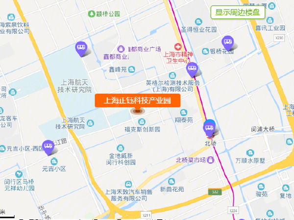 上海正钰科技产业园楼盘区位规划