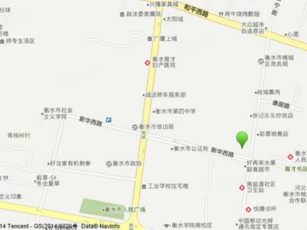 中和御苑地理位置示意图
