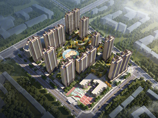 升科·智慧天宸楼盘建筑物外景