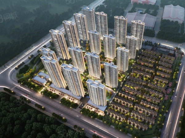励欧南湖一号楼盘建筑物外景