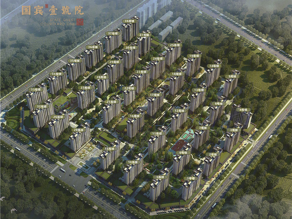 天山熙湖二期·国宾壹号院楼盘建筑物外景
