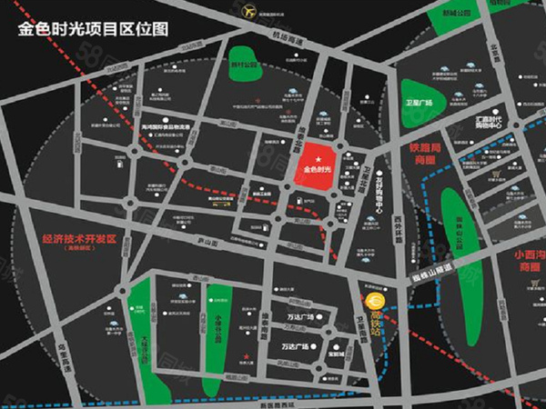 金色时光楼盘区位规划