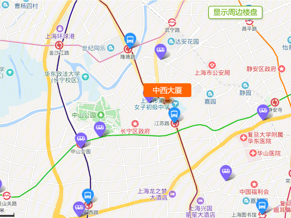中西大厦楼盘区位规划