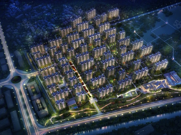丽彩·十里荷苑楼盘建筑物外景