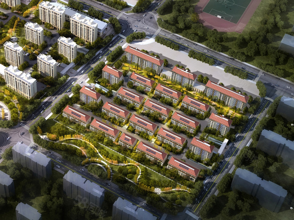 新河家园楼盘建筑物外景