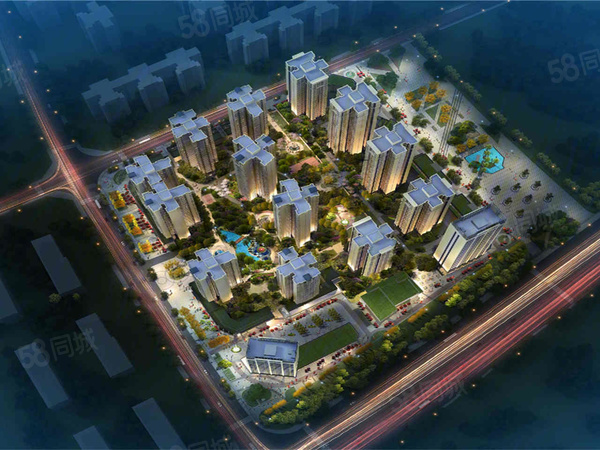 博邦·紫韵东城楼盘建筑物外景