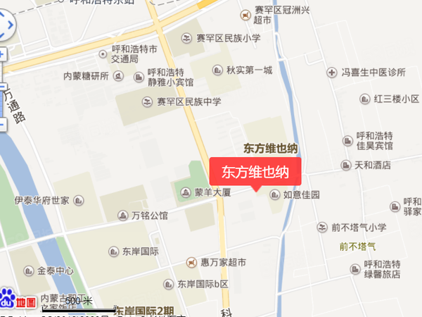 东方维也纳楼盘区位规划