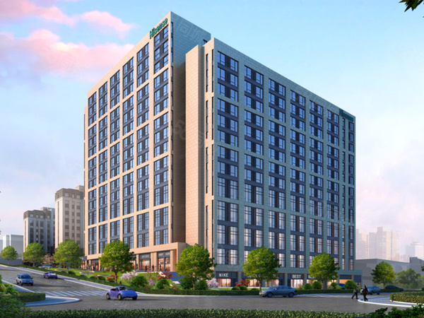 海信绍兴路66号公寓楼盘建筑物外景