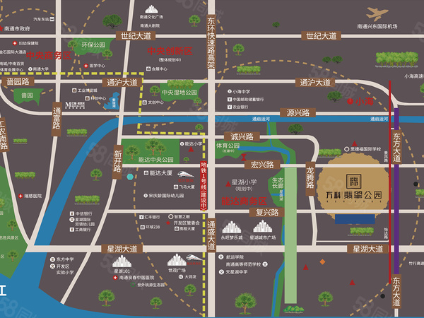 万科翡翠公园楼盘区位规划