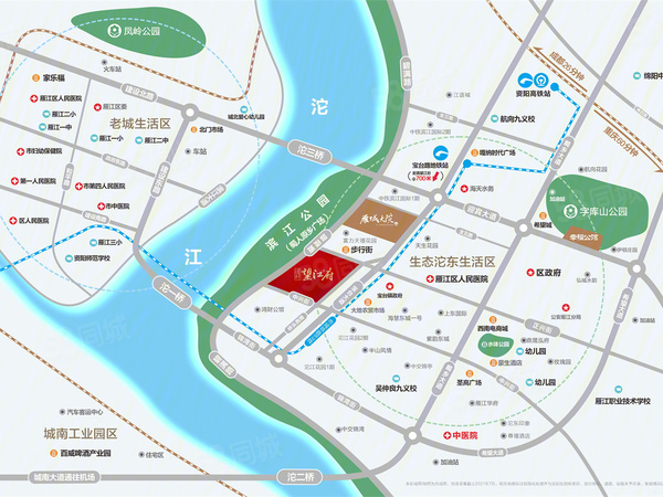 道轩·望江府区位图