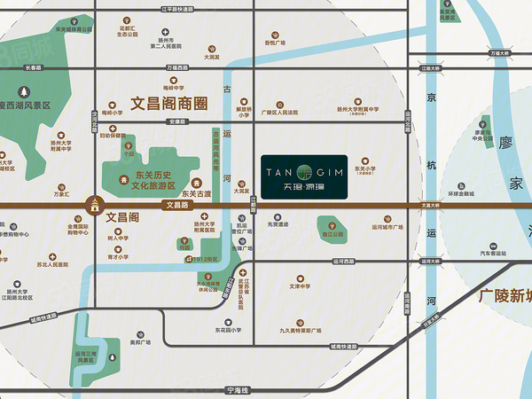 颐居保利·天珺源璟楼盘区位规划