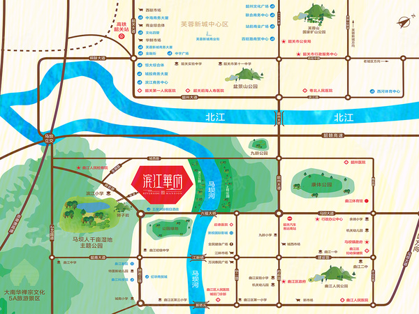 滨江华府楼盘区位规划
