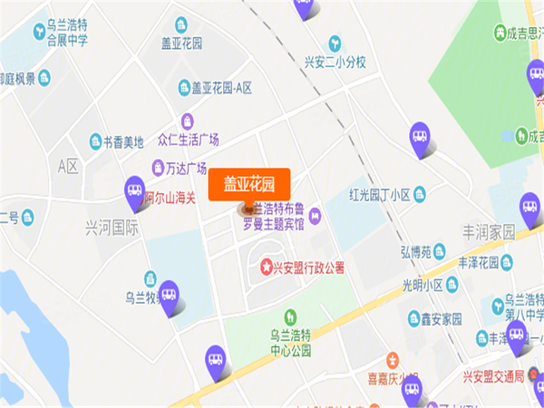 盖亚花园楼盘区位规划