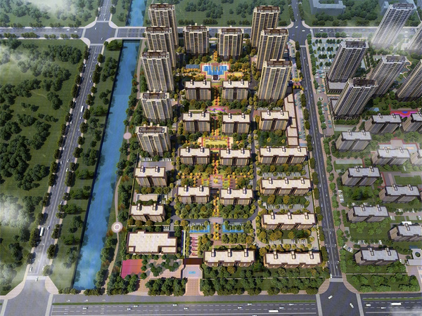 名邦·鲲鹏御府润园鸟瞰图