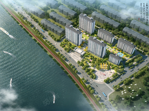 融翔·湖境楼盘建筑物外景
