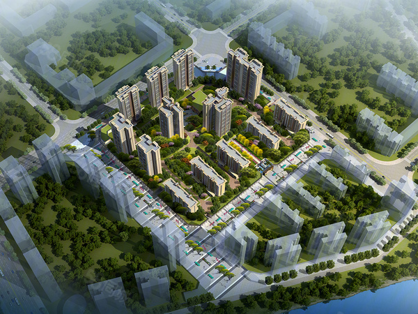 天辰·玖悦府楼盘建筑物外景