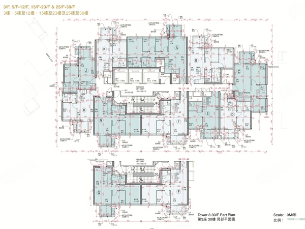 MIAMI QUAY I第3座
3樓·5樓至12樓·15樓至23樓及25樓至30樓