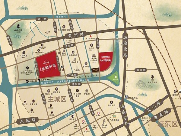 碧桂园·金麟甲第楼盘区位规划