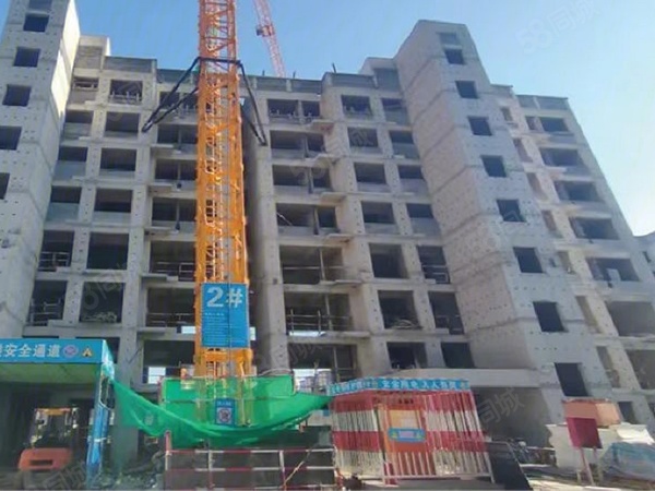 建润学府工程进度现场