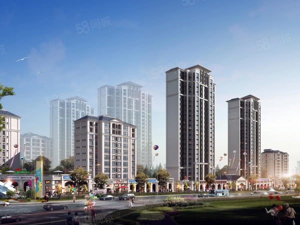 隆晟香颂楼盘建筑物外景