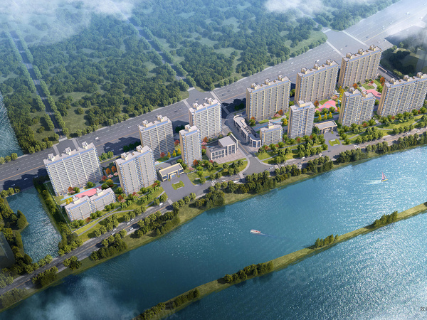中国中铁·桃源里楼盘建筑物外景