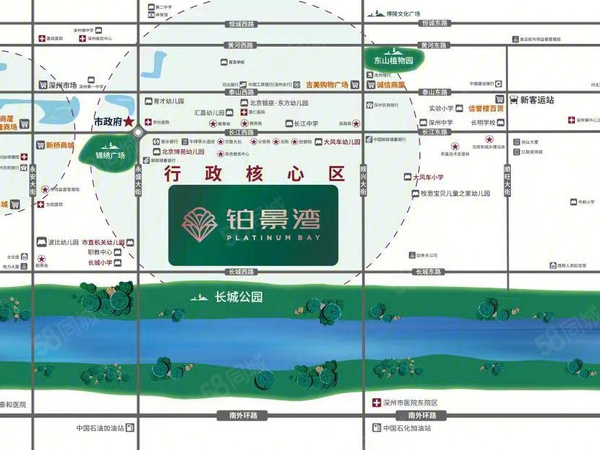 东方希望·铂景湾楼盘区位规划