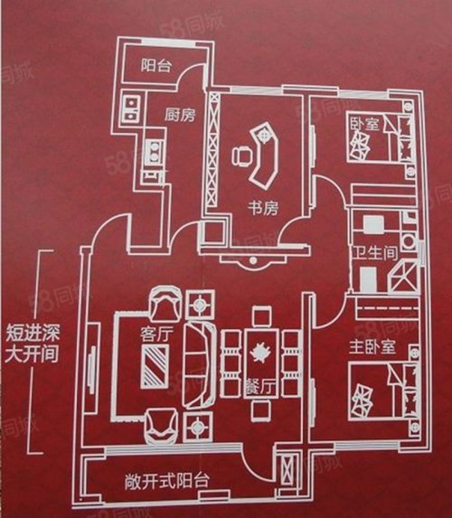 广泽红府户型图
