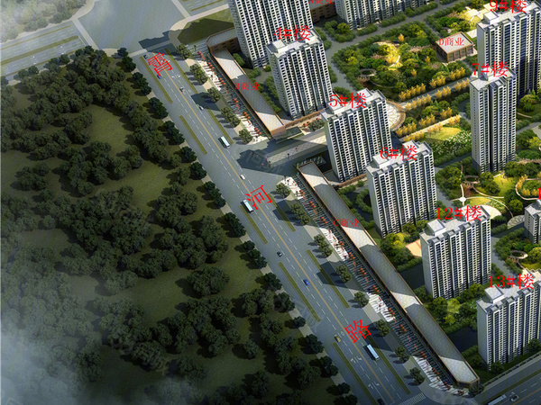 阳光新城楼盘建筑物外景