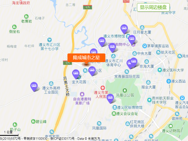 隆成城市之星楼盘区位规划