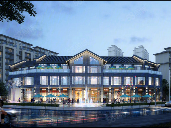 蒙城城投时代广场楼盘建筑物外景