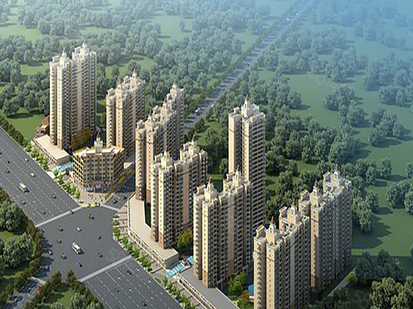 明日星城二期楼盘建筑物外景