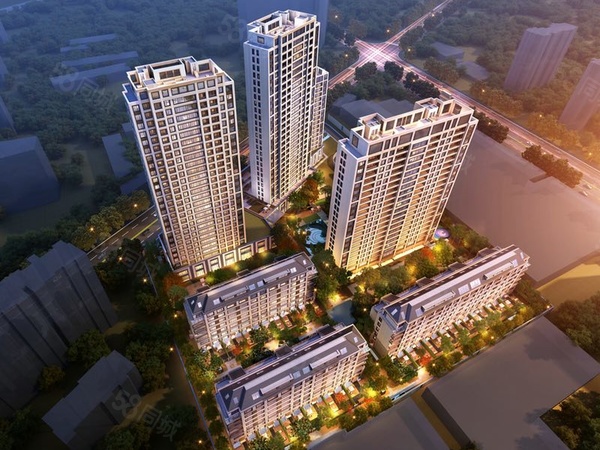 新城虹口金茂府楼盘建筑物外景