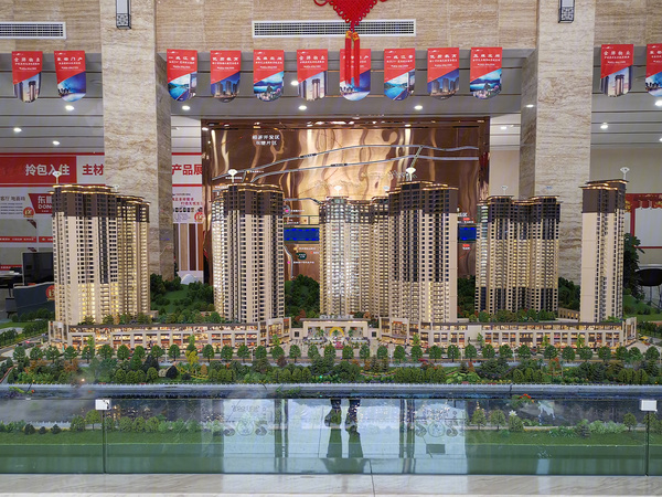 东方帝景规划沙盘