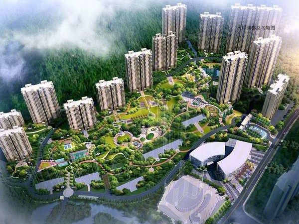 句容仙林印象楼盘建筑物外景