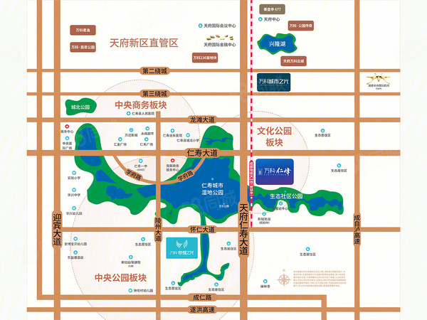 万科仁峰楼盘区位规划