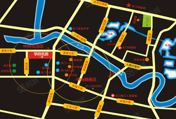 学府名居楼盘区位规划