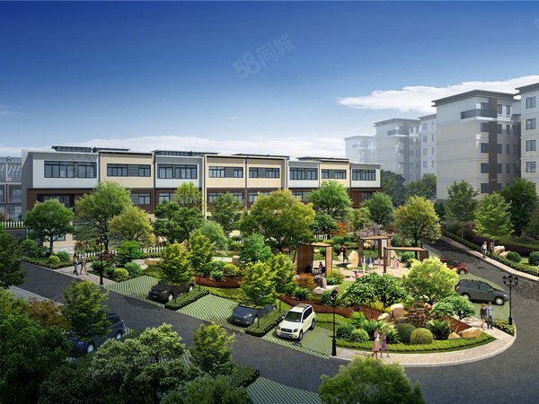 坪石新城楼盘建筑物外景