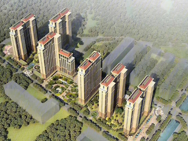 悦港康桥楼盘建筑物外景