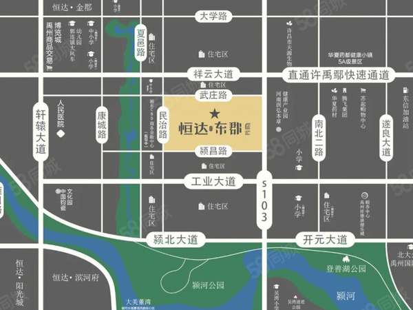 恒达东郡楼盘区位规划