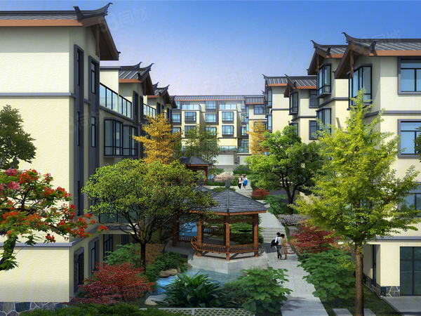 国风上城楼盘建筑物外景