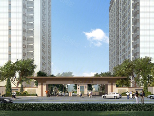 恒华名门一品楼盘建筑物外景