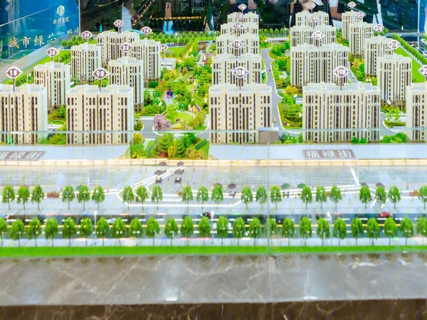 新河家园规划沙盘