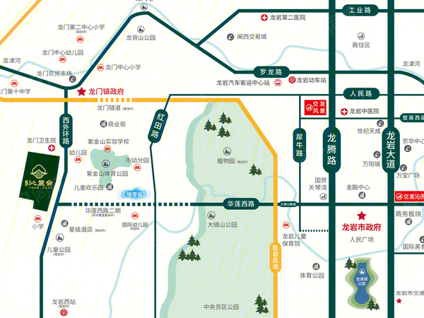 交发·沁麓台楼盘区位规划