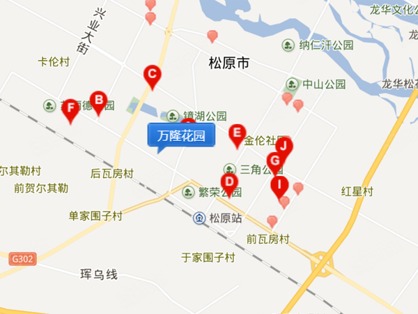 万隆花园楼盘区位规划