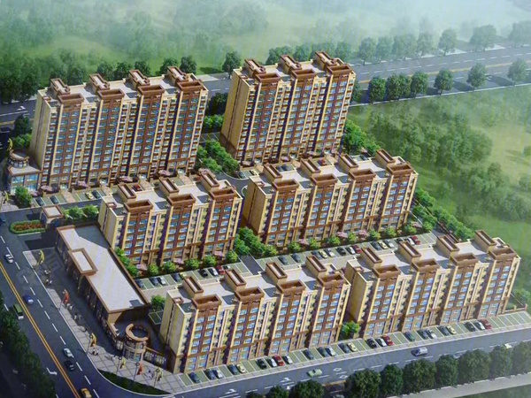 雍泽苑楼盘建筑物外景