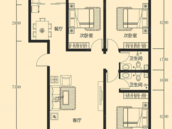 领域名郡全景图